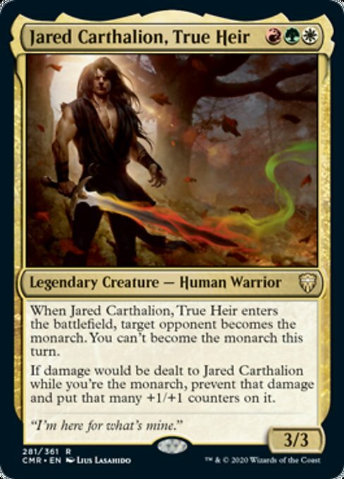 Jared Carthalion, True Heir ~ Commander Legends 1 [ NM ] [ MTG ]