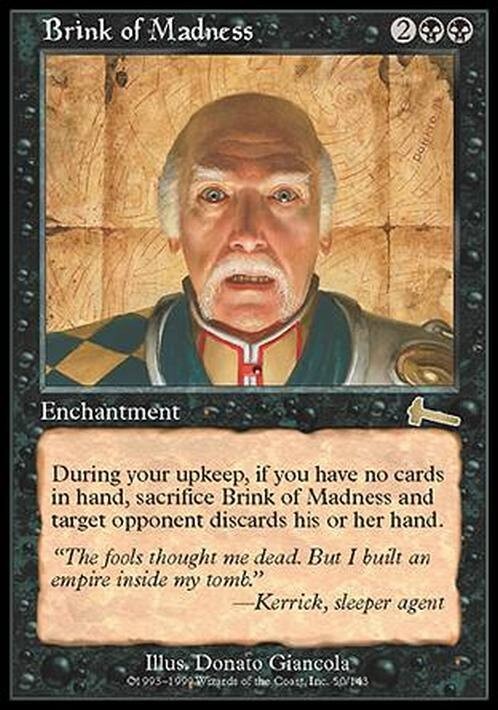 Brink of Madness ~ Urza's Legacy [ EX ] [ Magic MTG ]