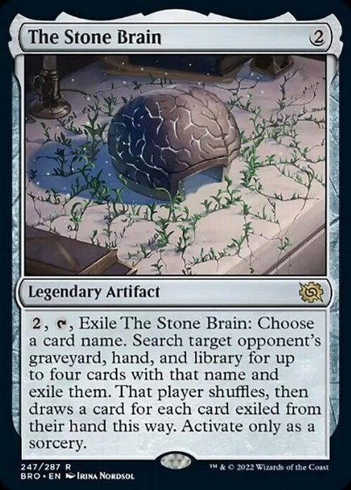 The Stone Brain ~ The Brothers' War [ NM ] [ Magic MTG ]