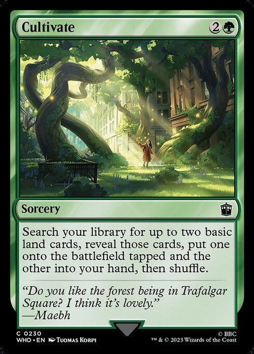 Cultivate ~ Commander: Doctor Who [ NM ] [ Magic MTG ]