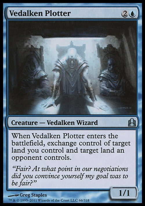 Vedalken Plotter ~ Commander 2011 [ EX ] [ Magic MTG ]