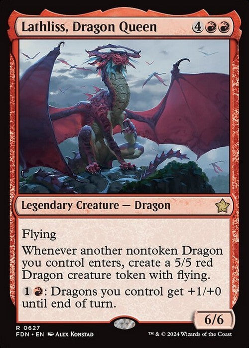 Lathliss, Dragon Queen ~ Foundations [ NM ] [ Magic MTG ]