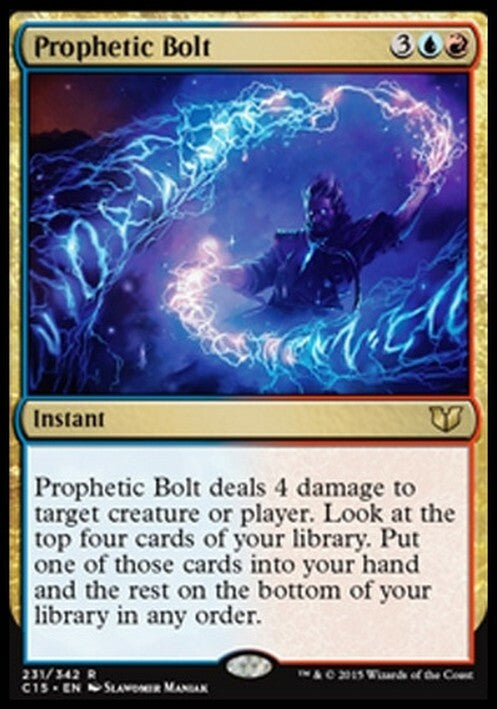 Prophetic Bolt ~ Commander 2015 [ EX ] [ Magic MTG ]