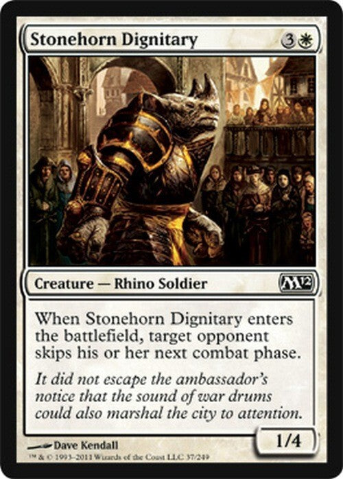 Stonehorn Dignitary ~ Magic 2012 [ EX ] [ Magic MTG ]