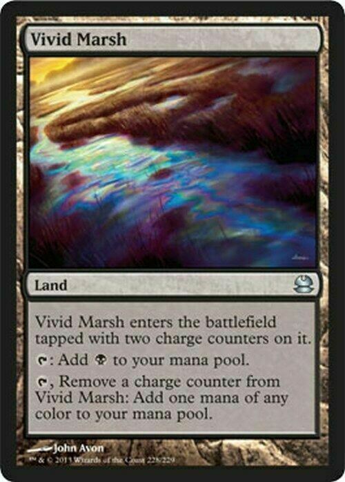 Vivid Marsh ~ Modern Masters 2013 [ EX+ ] [ Magic MTG ]