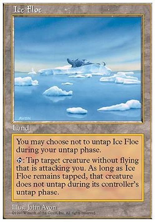 Ice Floe ~ Fifth Edition [ EX ] [ Magic MTG ]