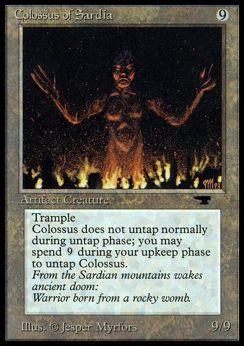 Colossus of Sardia ~ Antiquities [ PLAYED ] [ Magic MTG ]