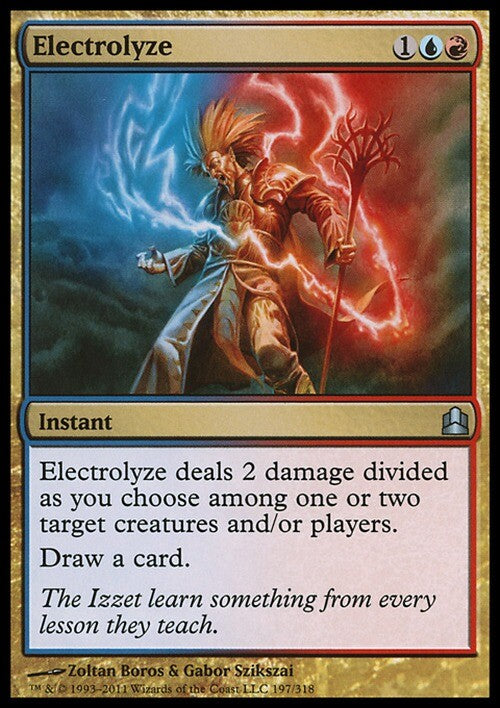Electrolyze ~ Commander 2011 [ EX ] [ Magic MTG ]