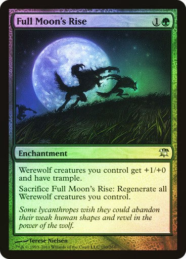 FOIL Full Moon's Rise ~ Innistrad [ EX ] [ Magic MTG ]