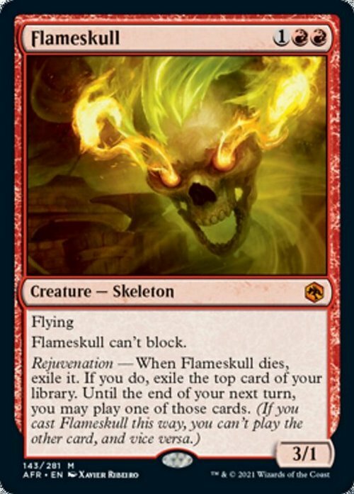 Flameskull ~ Adventures in the Forgotten Realms [ NM ] [ Magic MTG ]