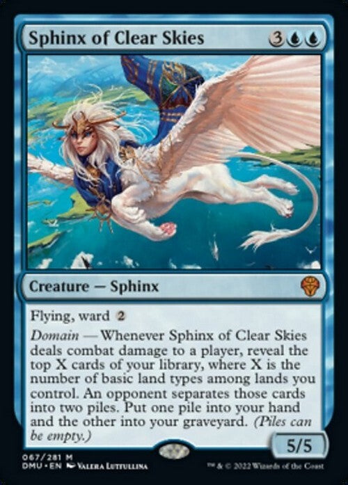 Sphinx of Clear Skies ~ Dominaria United [ NM ] [ Magic MTG ]
