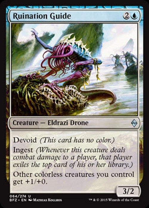 Ruination Guide ~ Battle for Zendikar [ EX ] [ Magic MTG ]