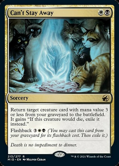 Can't Stay Away ~ Midnight Hunt [ NM ] [ Magic MTG ]