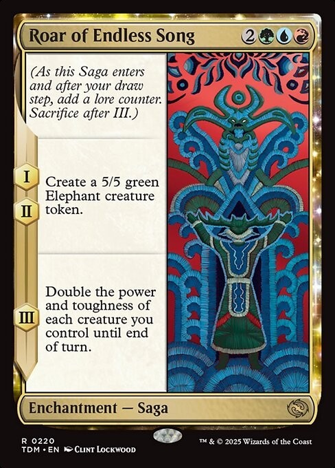 Roar of Endless Song ~ Tarkir: Dragonstorm [ NM ] [ Magic MTG ]