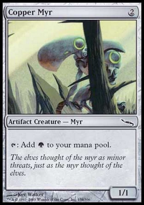 Copper Myr ~ Mirrodin [ EX ] [ Magic MTG ]