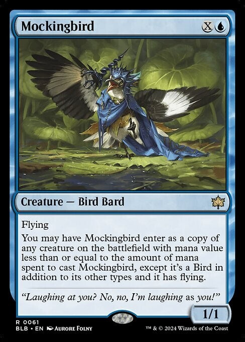 Mockingbird ~ Bloomburrow [ NM ] [ Magic MTG ]