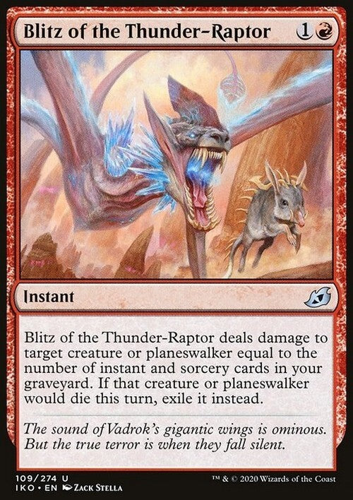 Blitz of the Thunder-Raptor ~ Ikoria [ NM ] [ Magic MTG ]
