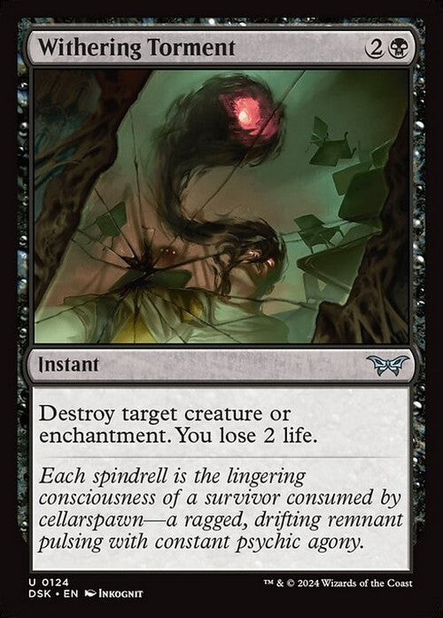 Withering Torment ~ Duskmourn [ NM ] [ Magic MTG ]