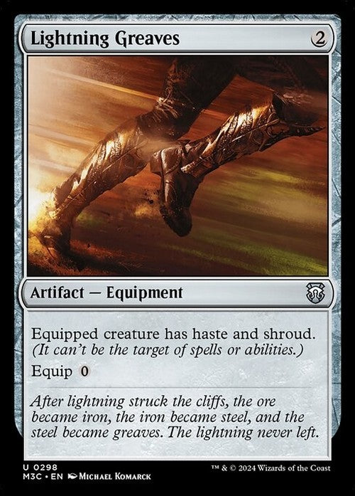 Lightning Greaves ~ Commander: Modern Horizons 3 [ NM ] [ Magic MTG ]