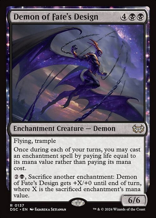 Demon of Fate's Design ~ Commander: Duskmourn [ NM ] [ Magic MTG ]