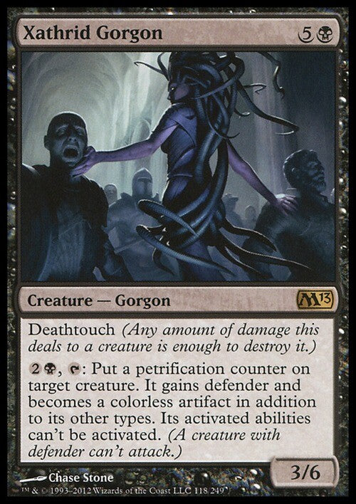 Xathrid Gorgon ~ Magic 2013 [ EX ] [ Magic MTG ]