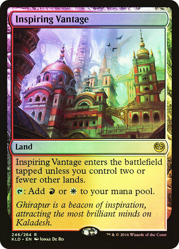 FOIL Inspiring Vantage ~ Kaladesh [ NM ] [ Magic MTG ]