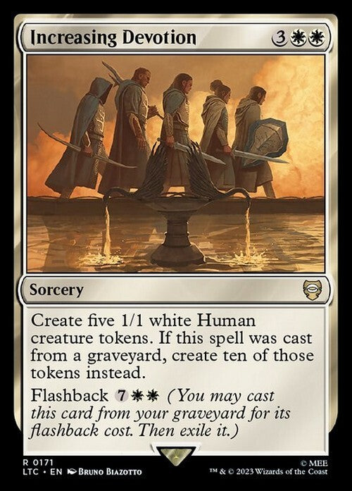 Increasing Devotion ~ Commander: Lord of the Rings [ NM ] [ Magic MTG ]