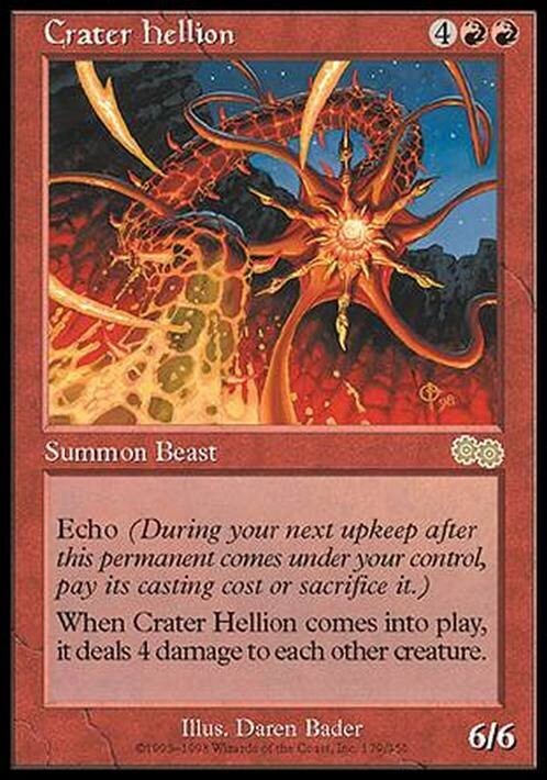 Crater Hellion ~ Urza's Saga [ EX ] [ Magic MTG ]