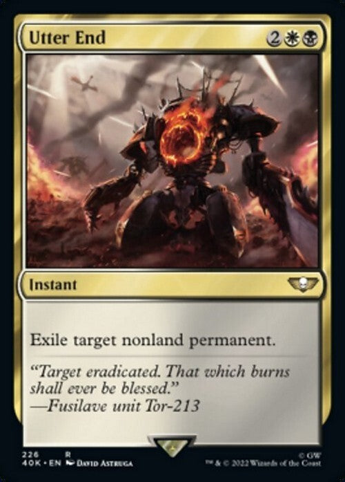 Utter End ~ Commander: Warhammer 40,000 [ NM ] [ Magic MTG ]