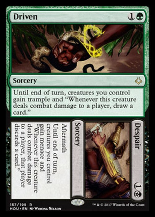 Driven // Despair ~ Hour of Devastation [ EX ] [ Magic MTG ]