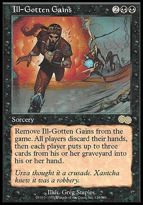 Ill-Gotten Gains ~ Urza's Saga [ EX ] [ Magic MTG ]
