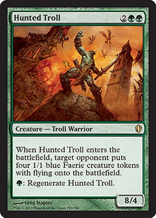 Hunted Troll ~ Commander 2013 [ NM ] [ Magic MTG ]