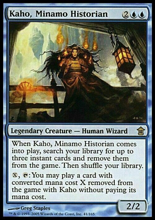 Kaho, Minamo Historian ~ Saviors of Kamigawa [ EX ] [ Magic MTG ]