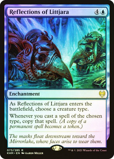 FOIL Reflections of Littjara ~ Kaldheim [ NM ] [ Magic MTG ]