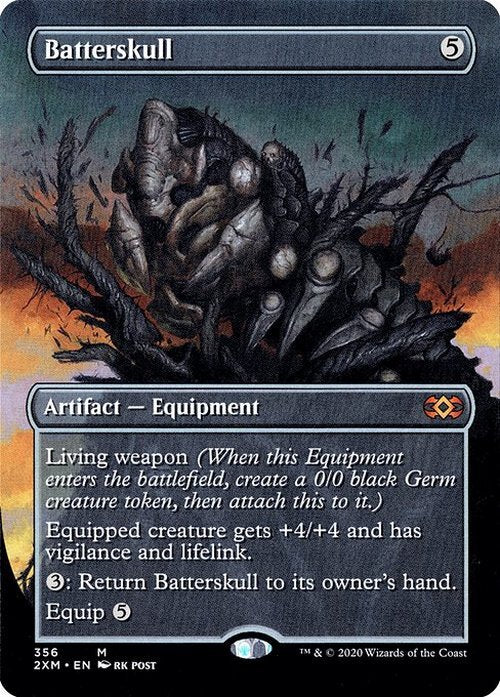 BORDERLESS Batterskull ~ Double Masters [ EX+ ] [ Magic MTG ]
