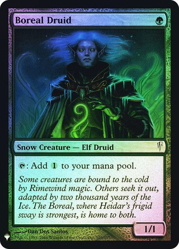 FOIL Boreal Druid ~ Mystery Booster [ EX ] [ Magic MTG ]
