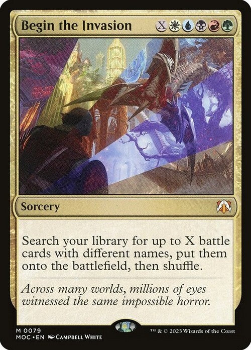 Begin the Invasion ~ Commander: March of the Machine [ NM ] [ Magic MTG ]