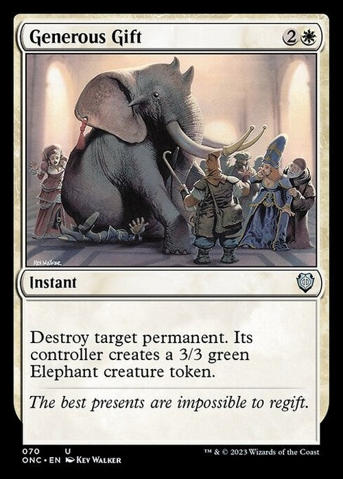 Generous Gift ~ Commander: Phyrexia [ NM ] [ Magic MTG ] - London Magic Traders Ltd