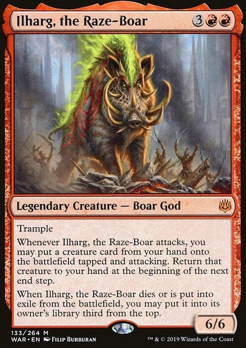 Ilharg, the Raze-Boar ~ War of the Spark [ EX ] [ Magic MTG ]