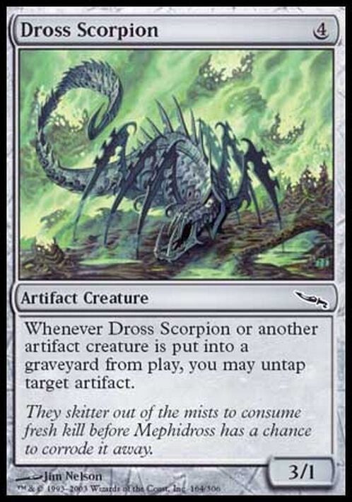 Dross Scorpion ~ Mirrodin [ EX ] [ Magic MTG ]