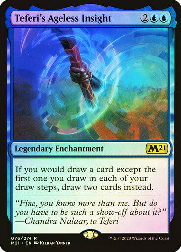 FOIL Teferi's Ageless Insight ~ Core 2021 [ NM ] [ Magic MTG ]