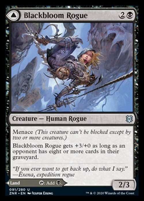 Blackbloom Rogue   Blackbloom Bog ~ Zendikar Rising [ NM ] [ Magic MTG ]