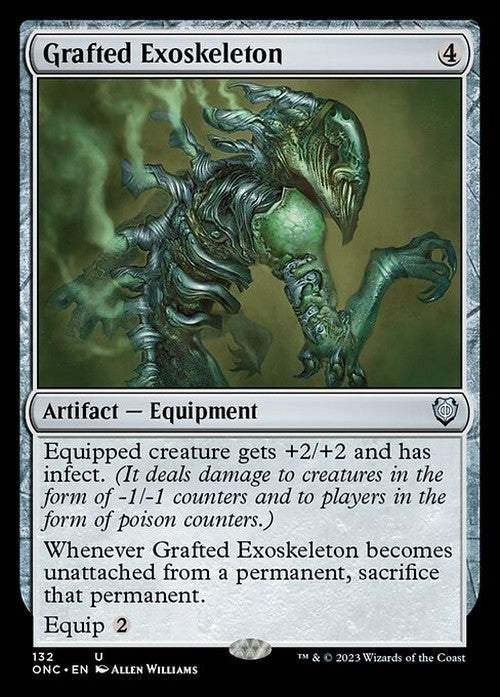 Grafted Exoskeleton ~ Commander: Phyrexia: All Will Be One [ NM ] [ Magic MTG ]