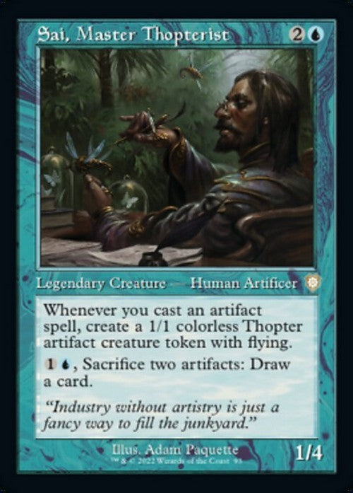 Sai, Master Thopterist ~ Commander: The Brothers' War [ NM ] [ Magic MTG ]