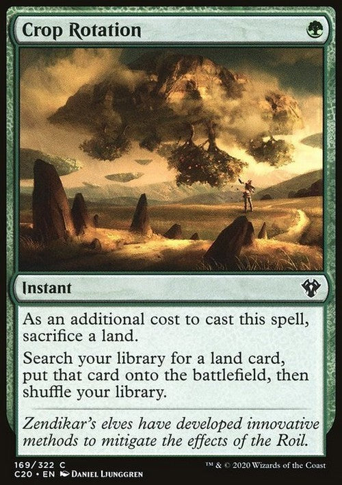 Crop Rotation ~ Commander: Ikoria [ NM ] [ Magic MTG ]