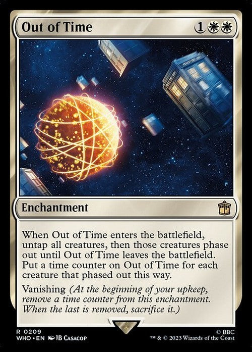 Out of Time ~ Commander: Doctor Who [ NM ] [ Magic MTG ]