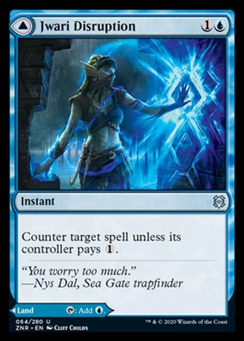 Jwari Disruption / Jwari Ruins ~ Zendikar Rising [ NM ] [ Magic MTG ]
