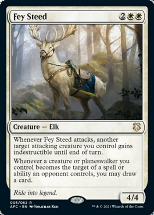 Fey Steed ~ Commander: Adventures in the Forgotten Realms [ NM ]