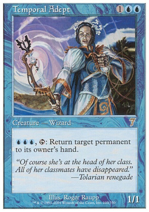 Temporal Adept ~ Seventh Edition [ EX ] [ Magic MTG ]