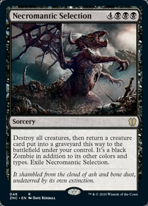 Necromantic Selection ~ Commander: Zendikar Rising [ NM ] [ Magic MTG ]